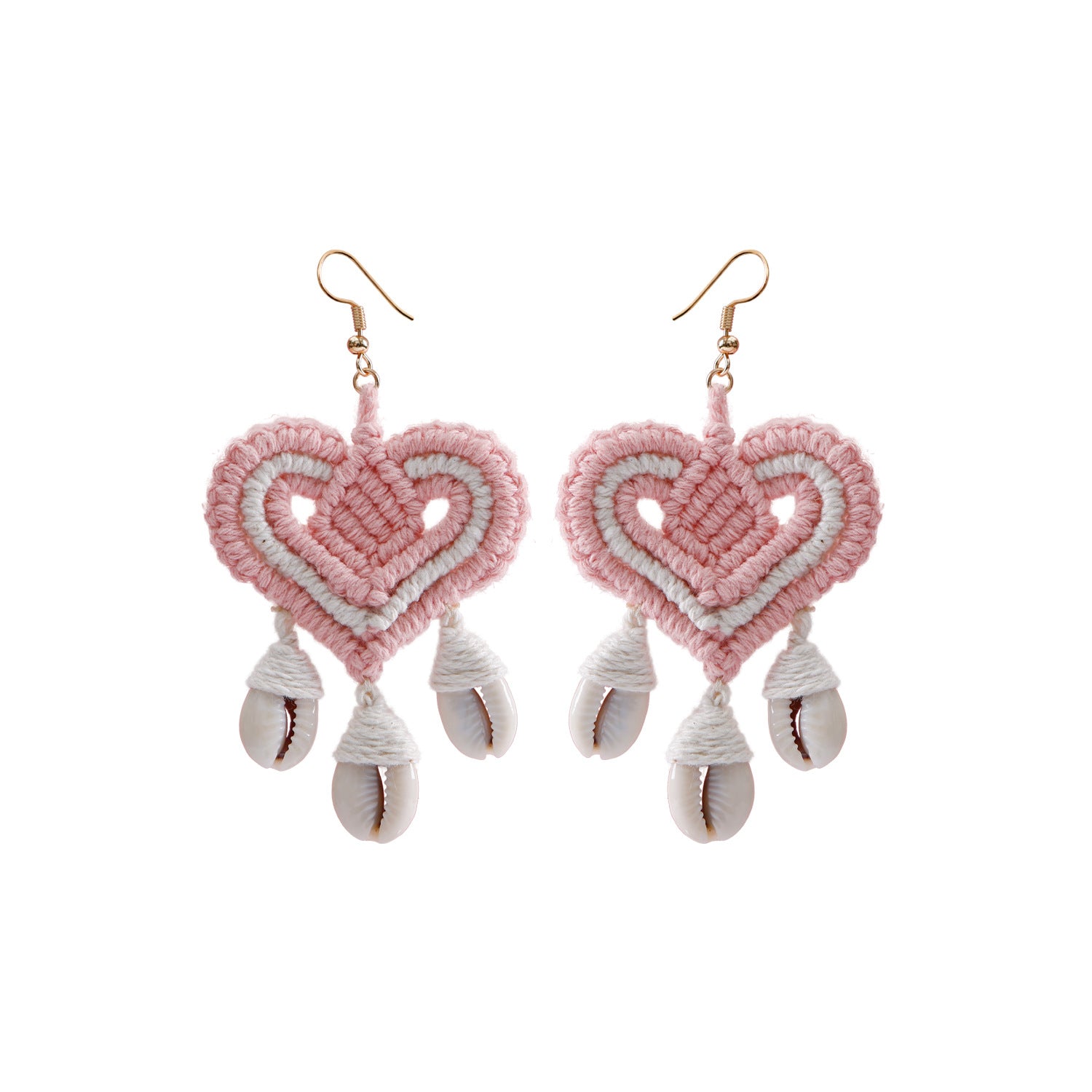 Wholesale Holiday-inspired hand-beaded Bohemian rice bead earrings